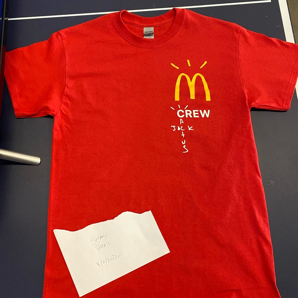 Travis Scott Cactus Jack x McDonald’s crew tee